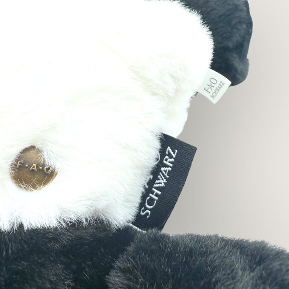 FAO Schwarz Adopt A Pets Plush Panda Bear Toy New Sealed Adoption Papers - Picture 6 of 14